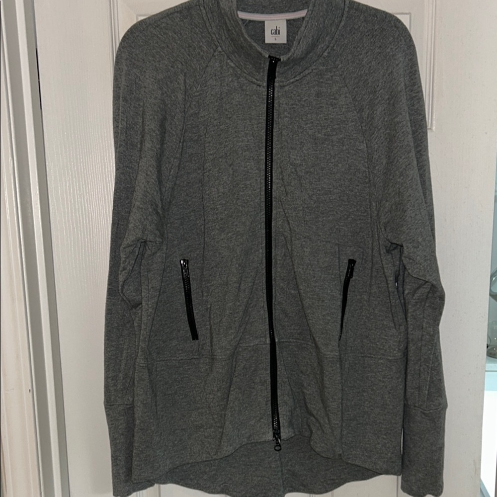 CAbi Charcoal Casual Jacket